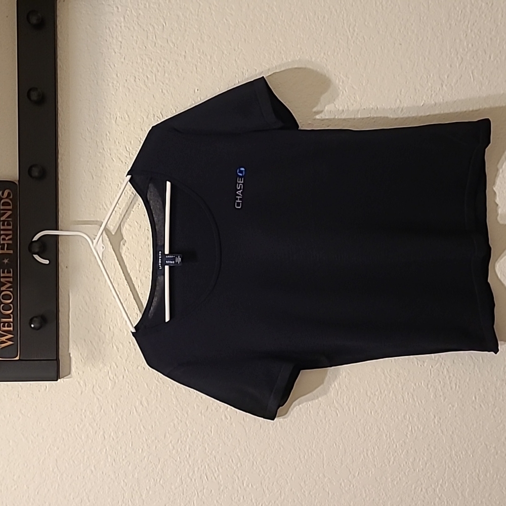 Chase Bank Lands'End short sleeve sweater